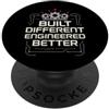 Feminist Science Engineering Girl Power STEM Girl Women in Science Scienziato Sassy Smart è sexy PopSockets PopGrip Adesivo