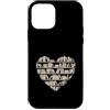Book Lover Library Reading Heart Bookwor Custodia per iPhone 12 mini Biblioteca per amanti del libro di lettura a forma di cuore