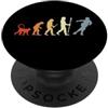 Abbigliamento vintage per pattini a rote Pattini a rotelle d'epoca Evolution PopSockets PopGrip Adesivo