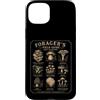 Vintage Forager's Field Guide Apparel Custodia per iPhone 15 Plus Funghi commestibili Vintage Botanical