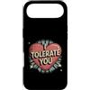 Sarcastic Humor Lover Heart Custodia per iPhone Air Ti tollero Divertente Sarcastico