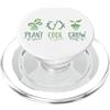 Codice impianto Grow Developer Tees Codice impianto Crescere Programmatore Giardinaggio Umorismo PopSockets PopGrip per MagSafe