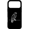 Jimbeels Custodia per iPhone 17 Pro Max Falco arte lineare Ornitologo