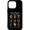 Vintage Forager's Field Guide Apparel Custodia per iPhone 16 Pro Funghi commestibili Vintage Botanical