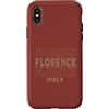 Italy born and Italian apparel Custodia per iPhone X/XS Vintage Firenze Italia