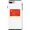 China Flag Asian Heritage Apparel & Gift Custodia per iPhone 7 Plus/8 Plus Bandiera cinese angosciata Uomini Donne Bambini Repubblica Della Cina
