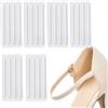 Erioctry, nastro adesivo in silicone sottile e trasparente per evitare l'usura del tallone quando si indossano scarpe da donna, confezione da 6 fogli (24 pezzi)