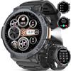TIMU Orologio Smartwatch Uomo, Schermo AMOLED 1,53, Autonomia 30 Giorni, Orologio Militare Uomo Chiamate Bluetooth, Monitoraggio Frequenza Cardiaca/Sonno, Impermeabile IP68, 110 Modalità Sportive