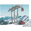 UVTMWVTCUSIQ Funivia 1000 pezzi puzzle per adulti Carta spessa puzzle panorama montano Educativo Decorazione rilassante 52x38cm/1000pcs