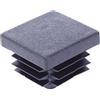 Alberts 701956 Tappo per pali universali, nero, 30 x 30 mm, Set da 4