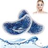 YUYTE Maschera per gli Occhi in Gel, Impacco di Ghiaccio in Gel per gli Occhi per Alleviare L'affaticamento delle Occhiaie Tampone per il Raffreddamento degli Occhi Riutilizzabile Benda(blu)