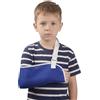 PYRUVAE Tutore Braccio bambini, Imbracatura per Braccio, Reggibraccio Ortopedico, Regolabile Fascia Braccio Rotto Per Polso Rotto, Gomito, Braccio, Spalla Lussata(blu, S)