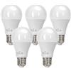 Aigostar Confezione da 5 Lampadine Led E27 A60 15W Bianco freddo 6500K Aigostar