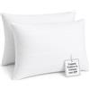 Vionara Home Coppia Federe Copriguanciale in Cotone con ZIP, 50x80 cm, Protezione del Cuscino con Cerniera, Resistente e Durevole (2pz Federe Copriguanciale)