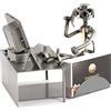 Steelman24 I Omini di Viti Pausa al Pc I Idee Regalo Originale I Soprammobili in Metallo I Modellino