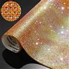 Outus 12.000 pezzi di strass sintetici brillanti, decorazione autoadesiva per auto, regali, creazioni fai da te, 24 cm x 20 cm (colore: giallo AB)