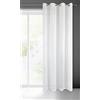 Eurofirany LUCY Tenda in Voile, Tenda Trasparente con occhielli - 1 Unità, Camera da Letto, Soggiorno, Cucina, 140 x 250cm, Bianco
