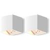 CALEX Applique Falerna, per esterni & interni, luce calda Up & Down, ricaricabile, senza fili, Dimmerabile, impermeabile, Bianco