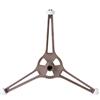 Fiico fivekim - Supporto per vassoio a forma di triangolo in plastica, per forno a microonde, per piattaforma girevole a microonde, piastra di vetro, 24,5 cm