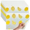 Bellabon 8 Pezzi Tappetini Frigorifero Antibatterici, 30 * 45cm, Tappetini Frigorifero Antibatterici, Tappetini Antiscivolo Non-adesivo Eva Plastica, Tappetino per Cassetti, Mat per Frigoriferi, Armadi
