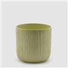 EDG Enzo De Gasperi Vaso Gen Aqua Ceramica Rilievo 18 cm