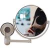 Cookwowe Specchio cosmetico da bagno con ingrandimento 1X/3X, ventosa, regolabile su entrambi i lati