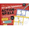 Naumann & Göbel Der große Spieleblock Action-Spiele: Zeichne, spiele, erkläre und lüge dich zum Sieg! Für Spieleabende & Partys