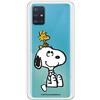 LA CASA DE LAS CARCASAS Custodia per Samsung Galaxy A51 Ufficiale Snoopy Woodstock e Snoopy Silhouette per proteggere il tuo cellulare. Cover per Samsung in silicone flessibile con licenza ufficiale Peanuts.