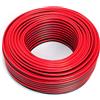 SeKi Cavo per altoparlante, 2 x 1,50 mm², 50 m, colore: Rosso/Nero