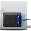 Afterplug Custodia a 2 Tasche per SSD e Hard Disk per Laptop, Adesivo 3M