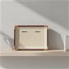 Cornice A4 Angoli Finto Bronzo Cornice Porta Medaglie Finitura Legno-Grain