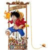 WLStore Segnalibro One Piece in metallo - Segnalibro manga animato, accessorio regalo per appassionati di anime e lettori, con cordino decorativo