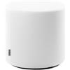 Avalon - Pouf Poggiapiedi Rigido CILINDRO Jazz in Ecopelle Deluxe, Puff Poggiapiedi Divano, Pouffe per Sedersi da Interno ed Esterno, Comodo Impermeabile e Resistente, Made in Italy (40cm-Bianco)