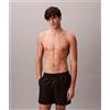 Calvin Klein Pantaloncini da bagno con cordoncino medio - CK Monogram Black Uomo