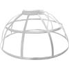 Nishiyuenyi Cage Hoop Skirt Petticoat Gonna Crinolina Donna con Telaio a Gabbia Struttura Hollow Out Sottogonna Ruffle Pannier Stabile in Metallo Adatta per Costu, Bianco