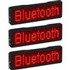 SODIAL 3X Bluetooth LED Nome Badge Ricaricabile Segno Luminoso Display un Scorrime1969