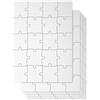 SODIAL 2X(Puzzle nel Bianca per Sublimazione Puzzle Vuoto DIY per Trasferimento un5730