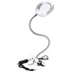 SODIAL Lampada Da Tavolo con Lente D'Ingrandimento 8X Lente D'Ingrandimento per Ta7865