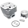 MIGHTY SCAPERS Piston Cylinder Kit 50mm Part di sostituzione per la riparazione del motore Chainsaw Compatibile con 268268K Modelli