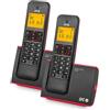 SPC Telefono fisso SPC 7292RC2 BLA DUO Nero Rosso