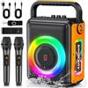 OEM Altoparlante portatile per karaoke, connettività Bluetooth, lunga autonomia, nero