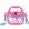 Lexibook Altoparlante Bluetooth Unicorno, effetti luminosi multicolori, 2 microfoni, batteria ricaricabile, porta USB, scheda TF/Micro SD