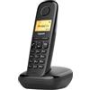 Gigaset Telefono fisso GIGASET A170, display retroilluminato, 50 contatti, batteria ricaricabile, nero