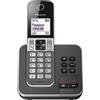 Panasonic Telefono cordless Panasonic KX-TGD320FRG, segreteria telefonica, base e ricevitore, vivavoce, identificazione del chiamante