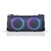 INOVALLEY Altoparlante Bluetooth, INOVALLEY HP360, Bluetooth V5.0, 100 W, nero, 2 altoparlanti da 6,5 pollici, radio FM, USB, micro SD, AUX-IN