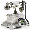 StarTech Telefono a filo retrò - Telefono fisso da tavolo - Design vintage - Tastiera di selezione - Ricomposizione - Analogico - Per la casa e l'ufficio