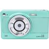 Merkloos fotocamera vlog da 50 MP (1080p) con zoom digitale 8x, flash, messa a fuoco automatica, fotocamera compatta point-and-shoot e display IPS da 28 pollici - ideale per bambini, adolescenti e studenti