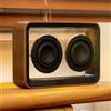 Zelurxx Altoparlante Bluetooth trasparente Lampada da lettura YZ8210, design retrò, altoparlante da tavolo, regalo, wireless, 4W*2, effetto legno, tipo C, casa, mini