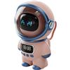 Gistuch Altoparlante Astronaut AI Orologio Bluetooth intelligente con funzione vocale Piccola luce notturna Regalo di compleanno Rosa
