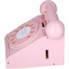 OEM Telefono fisso retrò rosa con disco combinatore per la casa